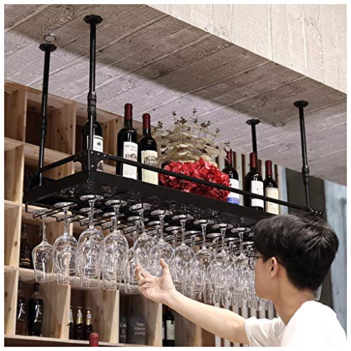 Stylish Simplicity Industrial Retro Stylish Simplicity Down Wine Glass Holder Creative Display Decorative Storage Home Goblet Holder Glass Wine Cup Holder Kitchen Tableware Decoration Bottle Holder