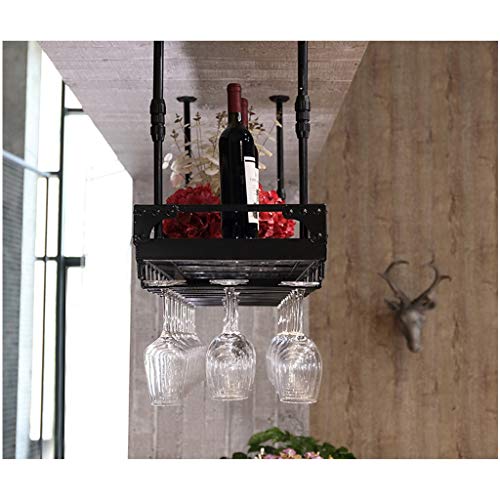 Stylish Simplicity Industrial Retro Stylish Simplicity Down Wine Glass Holder Creative Display Decorative Storage Home Goblet Holder Glass Wine Cup Holder Kitchen Tableware Decoration Bottle Holder