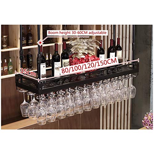 Stylish Simplicity Industrial Retro Stylish Simplicity Down Wine Glass Holder Creative Display Decorative Storage Home Goblet Holder Glass Wine Cup Holder Kitchen Tableware Decoration Bottle Holder