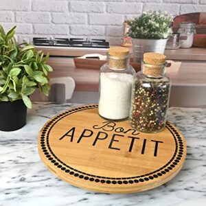 Bon Appetit 12 Inch Bamboo Lazy Susan