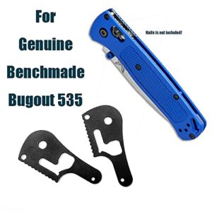 2PCS Handle Steel Lining Locking Piece Compatible With Benchmade Bugout 535