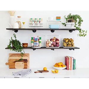 iDesign RPP Wire Shelf Riser, 12.63 x 6.5 x 7, Coconut