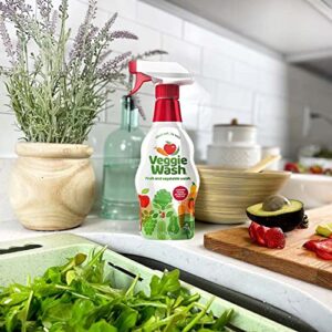 Veggie Wash Fruit & Vegetable Wash, Produce Wash and Cleaner, 16-Fluid Ounce, Pack of 2