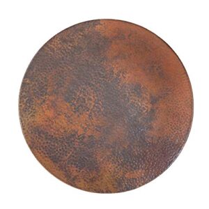 native trails 30-inch copper lazy susan, tempered finish