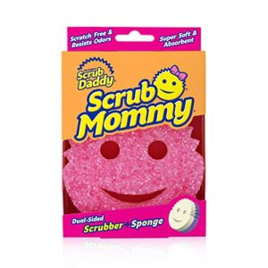 Scrub Daddy Scrub Mommy - Scratch-Free Multipurpose Dish Sponge - BPA Free & Made with Polymer Foam - Stain, Mold & Odor Resistant Kitchen Sponge (1 Count)