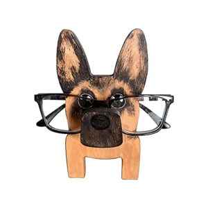 cute creative animal glasses frame home office decoration desktop glasses frame big dish drying rack (e-a, one size)