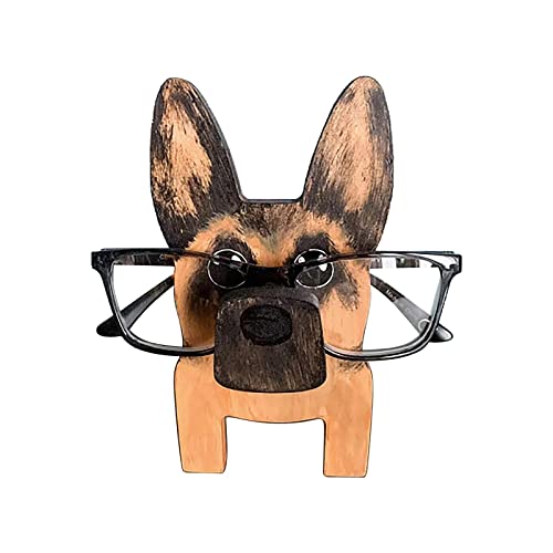 Cute Creative Animal Glasses Frame Home Office Decoration Desktop Glasses Frame Big Dish Drying Rack (E-a, One Size)
