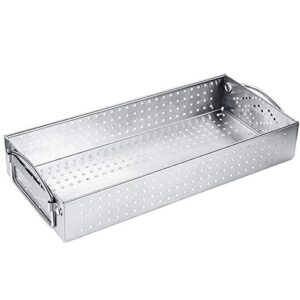 aiyoo mesh cutlery tray- 1 compartments 304 stainless steel kitchen utensil drawer organizer/silverware storage kitchen utensil flatware tray – 12.0×5.5*2.0 inch