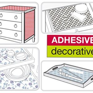 Smart Design Adhesive Shelf Liner - 18 in x 20 ft Roll - Easy Cut, Peel, and Self Stick Decorative Vinyl Film - Cabinet, Drawer, Countertop, Table, Dresser Cover - Kitchen - Midnight Marble