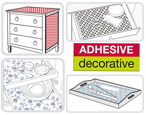 Smart Design Adhesive Shelf Liner - 18 in x 20 ft Roll - Easy Cut, Peel, and Self Stick Decorative Vinyl Film - Cabinet, Drawer, Countertop, Table, Dresser Cover - Kitchen - Midnight Marble