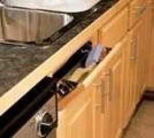 knape & vogt sf31 31″ sink front tray without stop, stainless steel