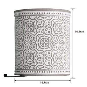 MADECO Farmhouse Kitchen Utensil Holder, Large Utensil Holders for Countertop, Ceramic Utensil Crock, Cooking Utensil Holder, Embossed Pattern