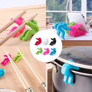 spill-proof lid lifter for soup pot 6 pack, kitchen tools lid stand heat resistant holder keep the lid open, great cooking helpers and decoration