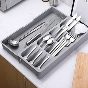 Cutlery Drawer Storage Box Fork Spoon Divider for Kitchen Utensils B