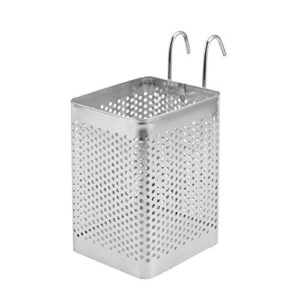sundarling sink basket,kitchen utensils chopsticks knife and fork holder drying rack basket,2.87″ 2.87″ 4.52″ (style 1)