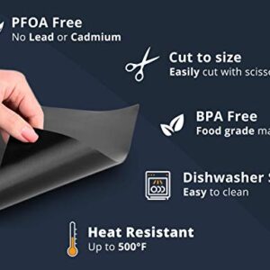 Oven Liners for Bottom of Oven - 3 Pack Large Heavy Duty Mats, 16.25”x23” Non-Stick Reusable Liner for Electric, Gas, Toaster Ovens, Grills - BPA & PFOA Free Kitchen Accessory to Keep Your Oven Clean