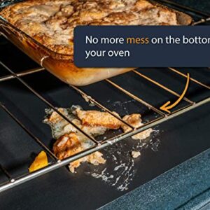 Oven Liners for Bottom of Oven - 3 Pack Large Heavy Duty Mats, 16.25”x23” Non-Stick Reusable Liner for Electric, Gas, Toaster Ovens, Grills - BPA & PFOA Free Kitchen Accessory to Keep Your Oven Clean