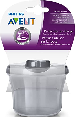Philips AVENT Powder Formula Dispenser and Snack Cup, Grey, SCF135/18