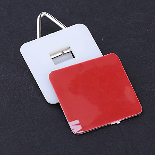 10 Pieces Invisible Adhesive Plate Hanger Set Vertical Plate Holders for The Wall Dish Hook Portable Self-Adhesive Wall Plate Holder