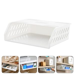 Zerodeko 1Pc Hollow Storage Shelf Kitchenware Storage Holder Under Desk Rack Toilet Board Stand for Desk Bedroom