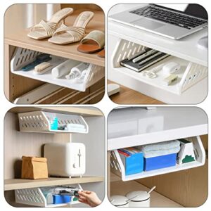 Zerodeko 1Pc Hollow Storage Shelf Kitchenware Storage Holder Under Desk Rack Toilet Board Stand for Desk Bedroom