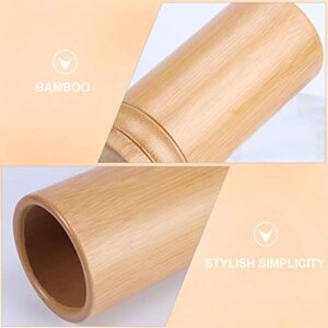 Zerodeko 3 pcs Kitchen Chopsticks Storage Holder Simple Kitchen Cutlery Bamboo Bucket