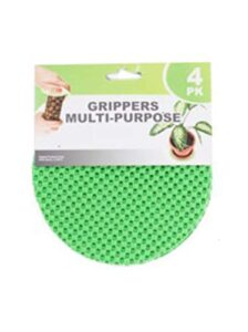 regent round multi-purpose jar gripper pad bottle lid opener, 4 piece set, colors may vary