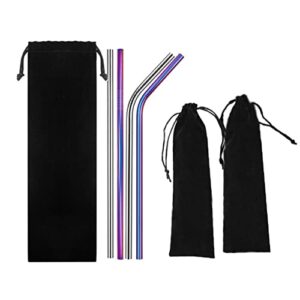 upkoch 10pcs spoons black chopsticks fork bags home with organizer holders office toothbrushes carrying flannel christmas for holiday silverware storage kitchen drinking bag