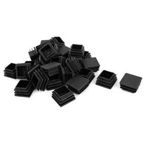 uxcell plastic square tube inserts end blanking caps 30mm x 30mm 30 pcs black