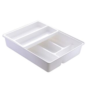 kuyyfds kitchen drawer dividers cutlery tray,sliding 2-tier plastic drawer organizer for utensils drawer organizers
