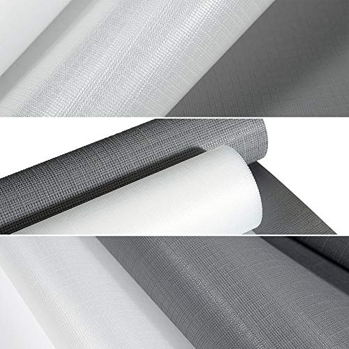 Yachee 3 Rolls EVA Shelf Liners, Non-Slip Non-Adhesive Shelf Liners for Kitchen Cabinets Cupboard Drawer Cushion Shelves, 2019 DIY Multipurpose Refrigerator Liners, 18" x 60"- Light Grey