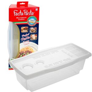 Microwave Pasta Cooker - The Original Fasta Pasta - No Mess, Sticking or Waiting For Boil