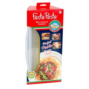 Microwave Pasta Cooker - The Original Fasta Pasta - No Mess, Sticking or Waiting For Boil