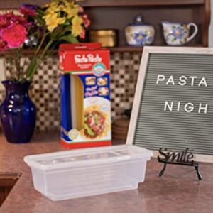 Microwave Pasta Cooker - The Original Fasta Pasta - No Mess, Sticking or Waiting For Boil