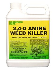 southern ag amine 2,4-d weed killer, 32oz – quart