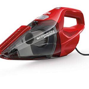 Dirt Devil Scorpion Handheld Vacuum Cleaner, Corded, Small, Dry Hand Held Vac With Cord, SD20005RED, Red