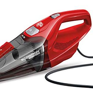 Dirt Devil Scorpion Handheld Vacuum Cleaner, Corded, Small, Dry Hand Held Vac With Cord, SD20005RED, Red