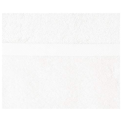 Amazon Basics Cotton Hand Towel - 12-Pack, White