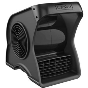 Lasko U12104 High Velocity Pro Pivoting Utility Fan for Cooling, Ventilating, Exhausting and Drying at Home, Job Site and Work Shop, Black 12104 12.2 x 9.6 x 12.3 inches