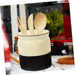 Alipis Nordic Caddy Utensils Spoon A Fork Silverware Decor Cutlery Chopsticks Flowers Countertop Vase for Container Drying Home Tableware Organizer Utensil Household Flatware Chopstick