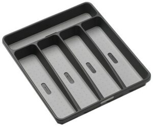 (3) ea madesmart housewares 95-29605-06 small 5 compartment granite silverware trays3