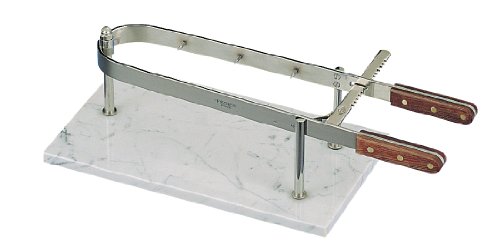 Fischer Bargoin French De Luxe Ham Holder with Marble Tray