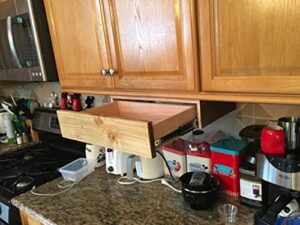 old glory drawer, under wall cabinet storage drawer