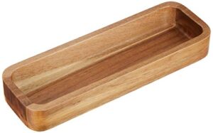kanshu cutlery case, brown, size: 1.6 x 10.6 x 3.5 inches (4 x 27 x