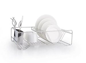 furniturextra luxury stainless steel dish drainer rubber anti slip feet