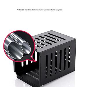 Yalych Utensil Caddy Wall-Mounted Tableware Chopstick Holder Stainless Steel Silverware Drain Basket Pen Holder