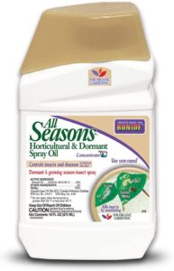 bonide all seasons horticultural & dormant spray oil, 16 oz concentrate, disease prevention & insect killer for organic gardening