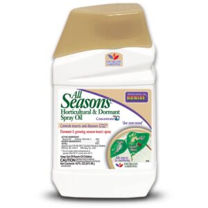 Bonide All Seasons Horticultural & Dormant Spray Oil, 16 oz Concentrate, Disease Prevention & Insect Killer for Organic Gardening