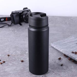 Tea Infuser Bottle With Removable Loose Leaf Tea Strainer 18/8 Stainless Steel Insulated Travel Tea Tumbler Black