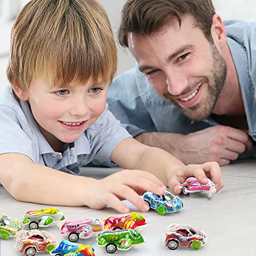 48Pcs Mini Cars and Small Planes Bulk for Easter Egg Fillers, Treasure Box Toys for Classroom, Party Favors, Goodie Bags Fillers, Birthday Day Gifts for Kids and Prize for Kids 3-5 Years Old